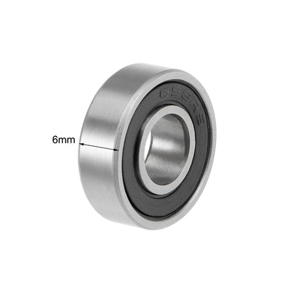 Harfington Deep Groove Ball Bearings Metric Double Sealed High Carbon Steel Z2 Bearing
