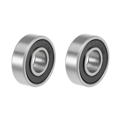 Harfington Deep Groove Ball Bearings Metric Double Sealed High Carbon Steel Z2 Bearing