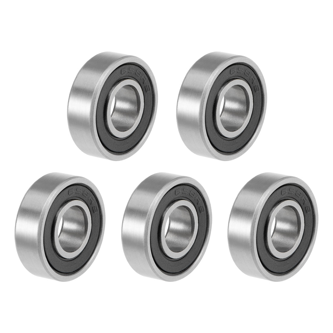 Harfington Deep Groove Ball Bearings Metric Double Sealed High Carbon Steel Z2 Level