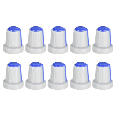 Harfington 10Pcs Shaft Hole Knob for Speaker Effect Pedal Amplifier Grey Potentiometer Knob