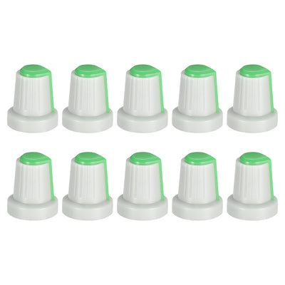 Harfington 10Pcs Shaft Hole Knob for Speaker Effect Pedal Amplifier Grey Potentiometer Knob