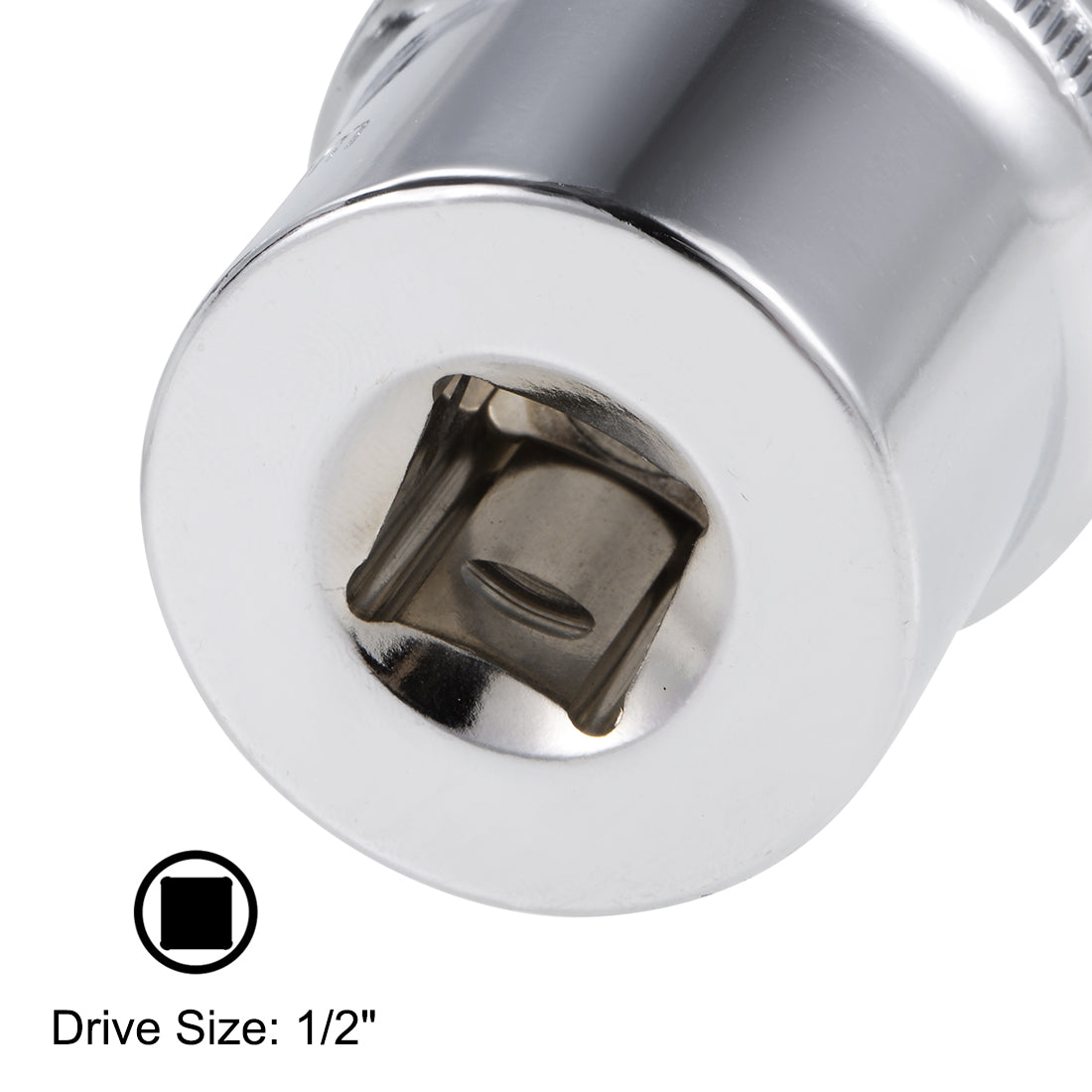 Harfington 1/2-Inch Drive by 32mm Deep and Shallow Socket Set of 2 Pcs, Cr-V, 12-Point, Metric