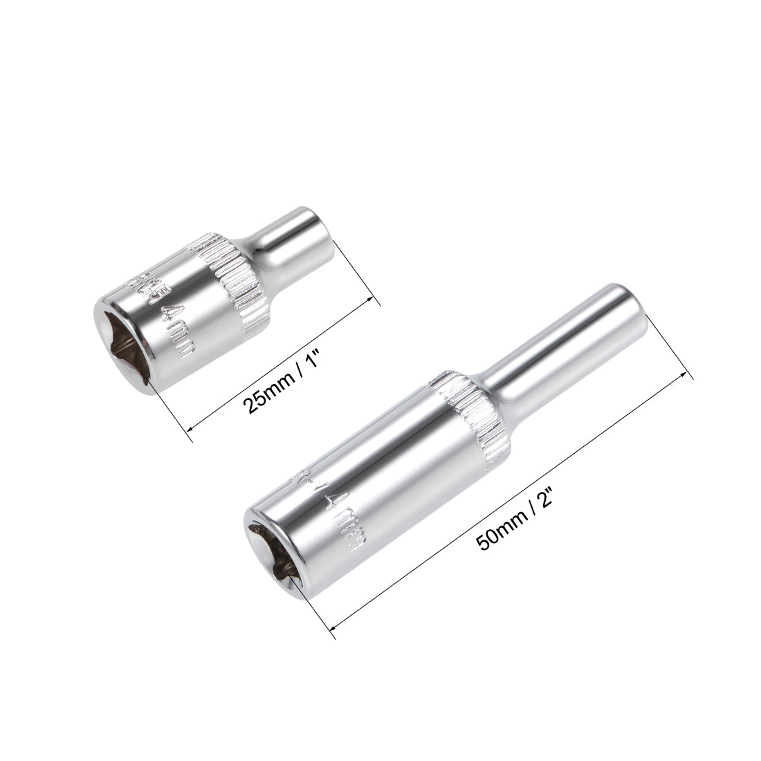 Harfington Drive by Deep and Shallow Socket Set, Cr-V, 6-Point, Metric