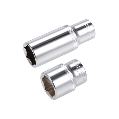 Harfington Drive by Deep and Shallow Socket Set, CR-V Steel, 6-Point, Metric