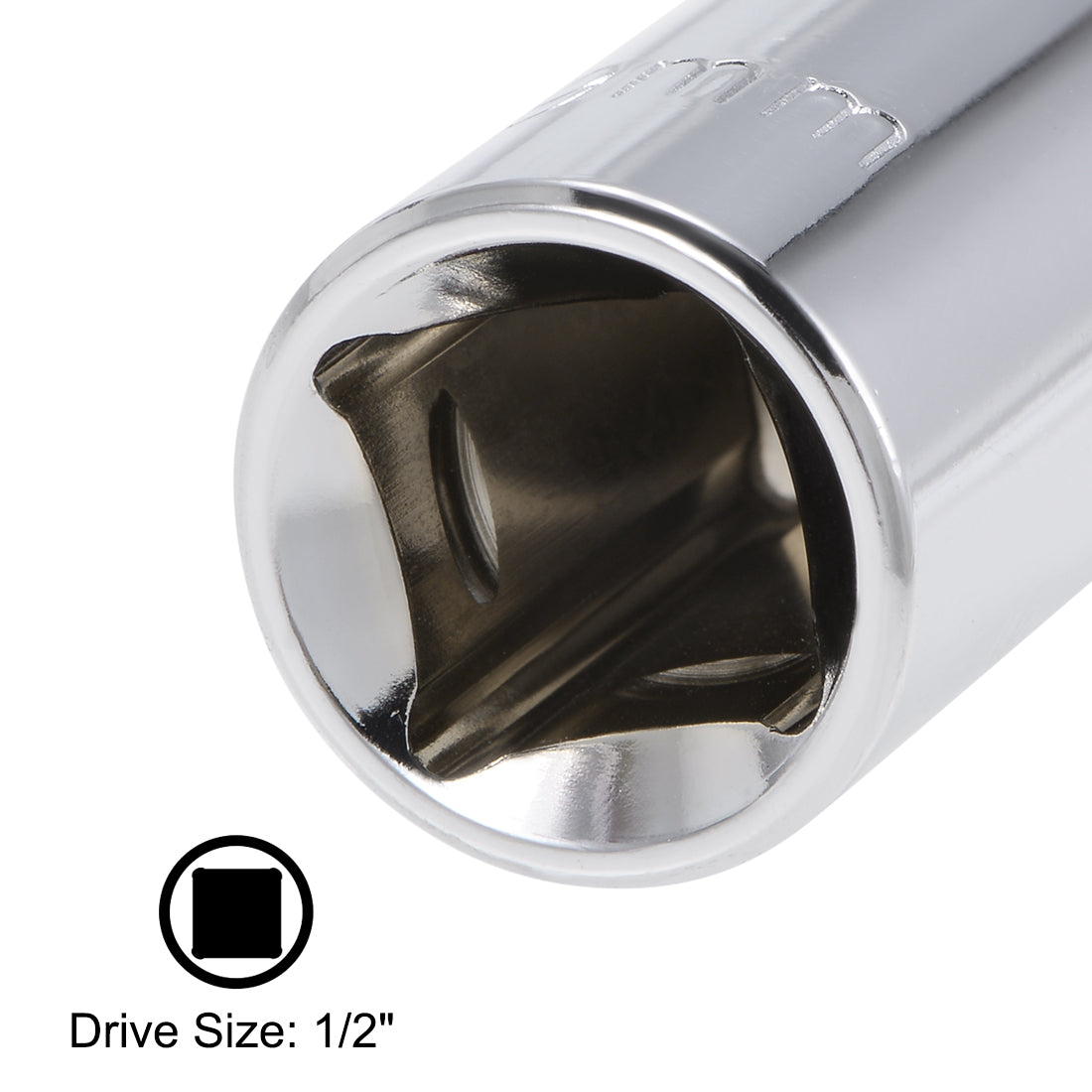 Harfington Square Drive by Deep and Shallow Socket Set, Cr-V, 6-Point, Metric