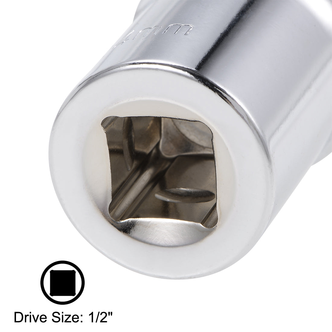 Harfington Square Drive by Deep and Shallow Socket Set, Cr-V, 6-Point, Metric