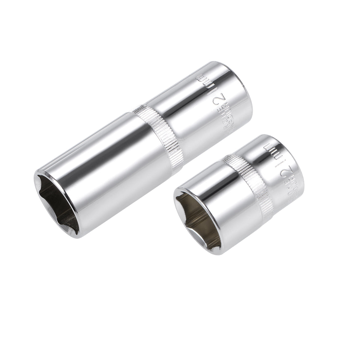 Harfington Square Drive by Deep and Shallow Socket Set, Cr-V, 6-Point, Metric