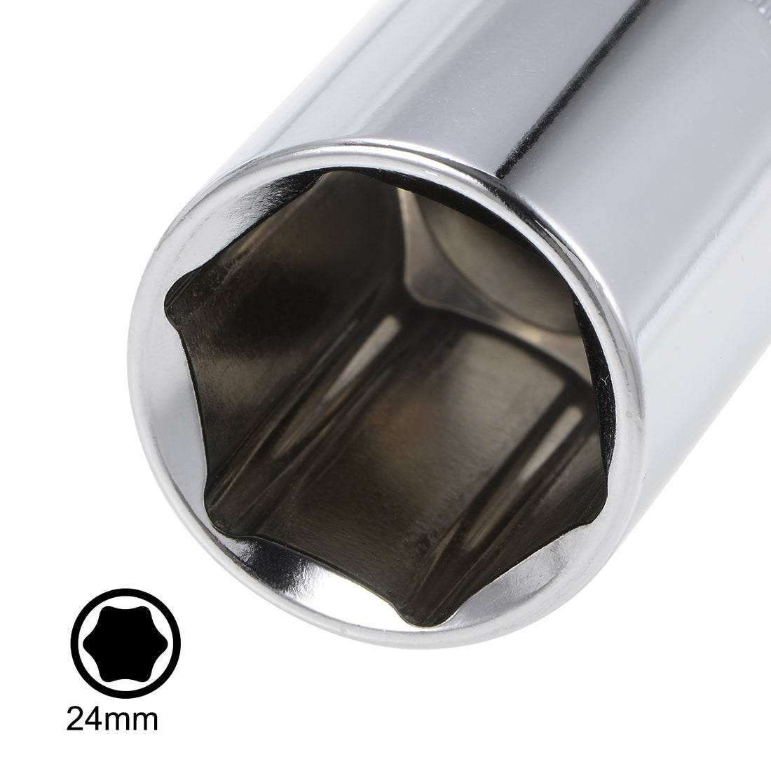 Harfington Square Drive by Deep and Shallow Socket Set, Cr-V, 6-Point, Metric