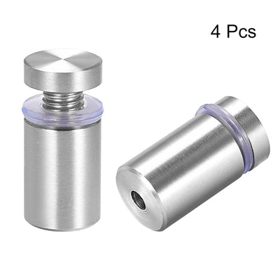 Harfington Glass Standoff Mount Solid Stainless Steel Wall Standoff Holder 18mmx33mm 4 Pcs