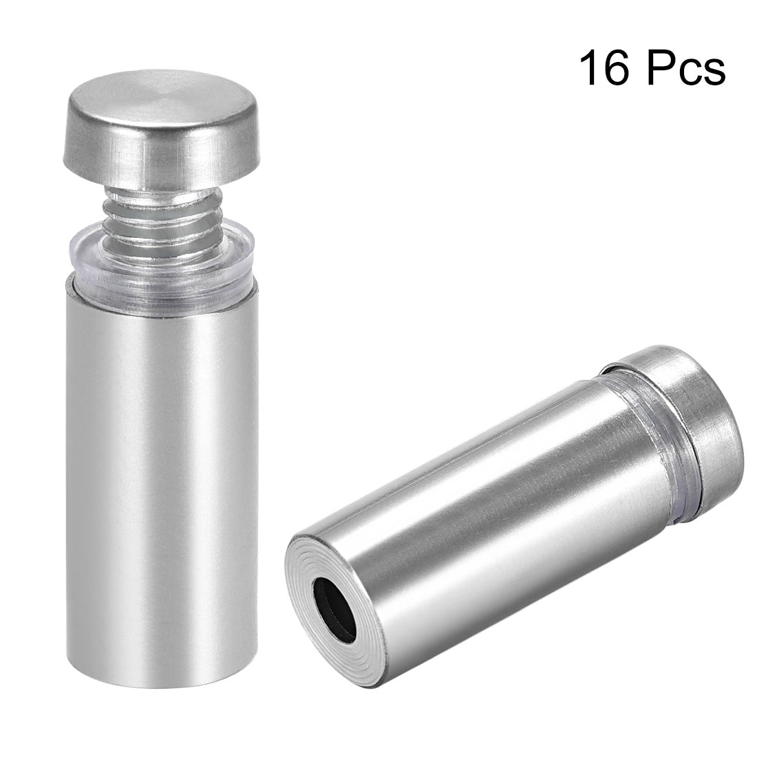 Harfington Glass Standoff Mount Stainless Steel Wall Standoff Holders 12mm x 31mm 16 Pcs