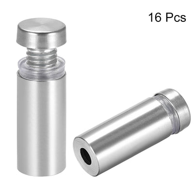 Harfington Glass Standoff Mount Stainless Steel Wall Standoff Holders 12mm x 31mm 16 Pcs