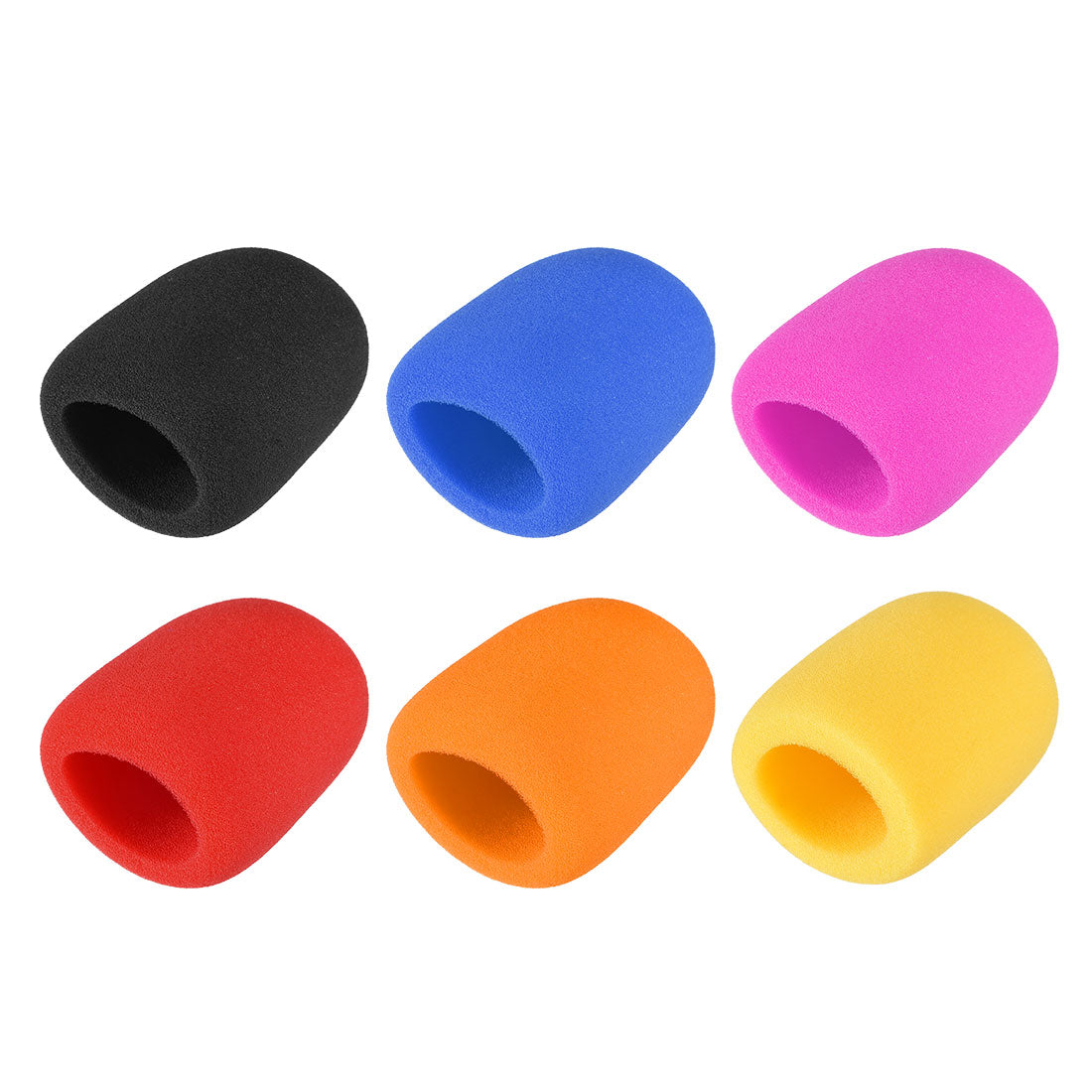 Harfington 12PCS Thicken Sponge Foam Mic Cover Handheld Microphone Windscreen Pack for KTV