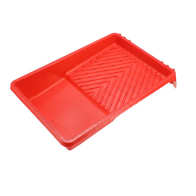 Harfington Paint Roller Tray for 7 Inch Plastic Liner for Painting Brush Red