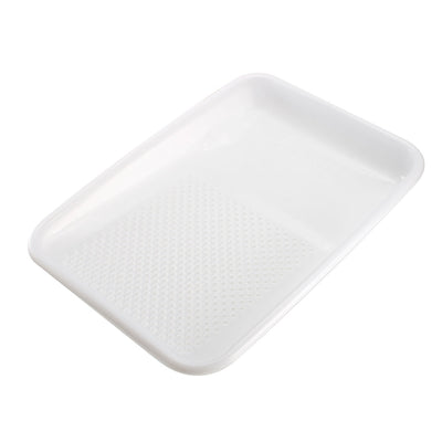 Harfington Paint Roller Tray for 9 Inch PP Liner for Painting Brush White 2pcs