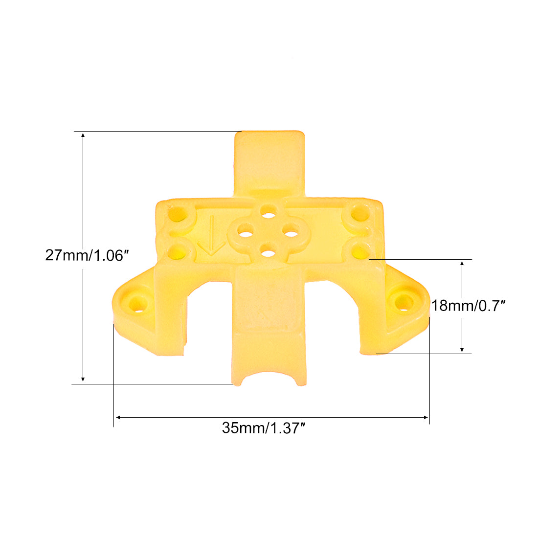 Harfington 130 Electric Motor Kit 3V 24000RPM, Motor Fixed Fastener DIY Parts DC Motor Holder 5 Set