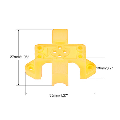 Harfington 130 Electric Motor Kit 3V 24000RPM, Motor Fixed Fastener DIY Parts DC Motor Holder 5 Set