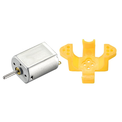 Harfington 130 Electric Motor Kit 3V 24000RPM, Motor Fixed Fastener DIY Parts DC Motor Holder 5 Set