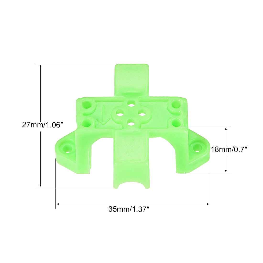 Harfington 130 DC Mini Motor Kit 3V 22000RPM, Motor Mounting Bracket Holder