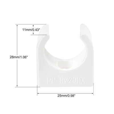 Harfington 180 DC Motor 3V 12000RPM, Motor Mounting Bracket Holder 5 Set for DIY