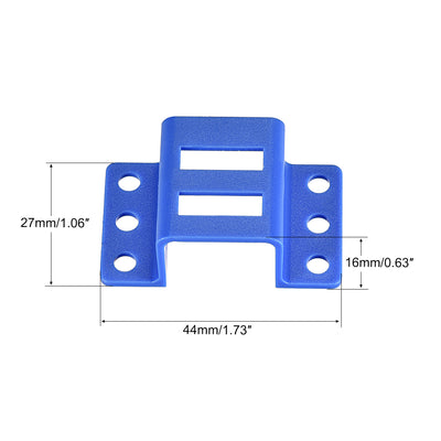 Harfington 130/180 DC Motor Mini Electric Motor 3V 12000RPM, Motor Mounting Bracket Holder 5 Set for DIY