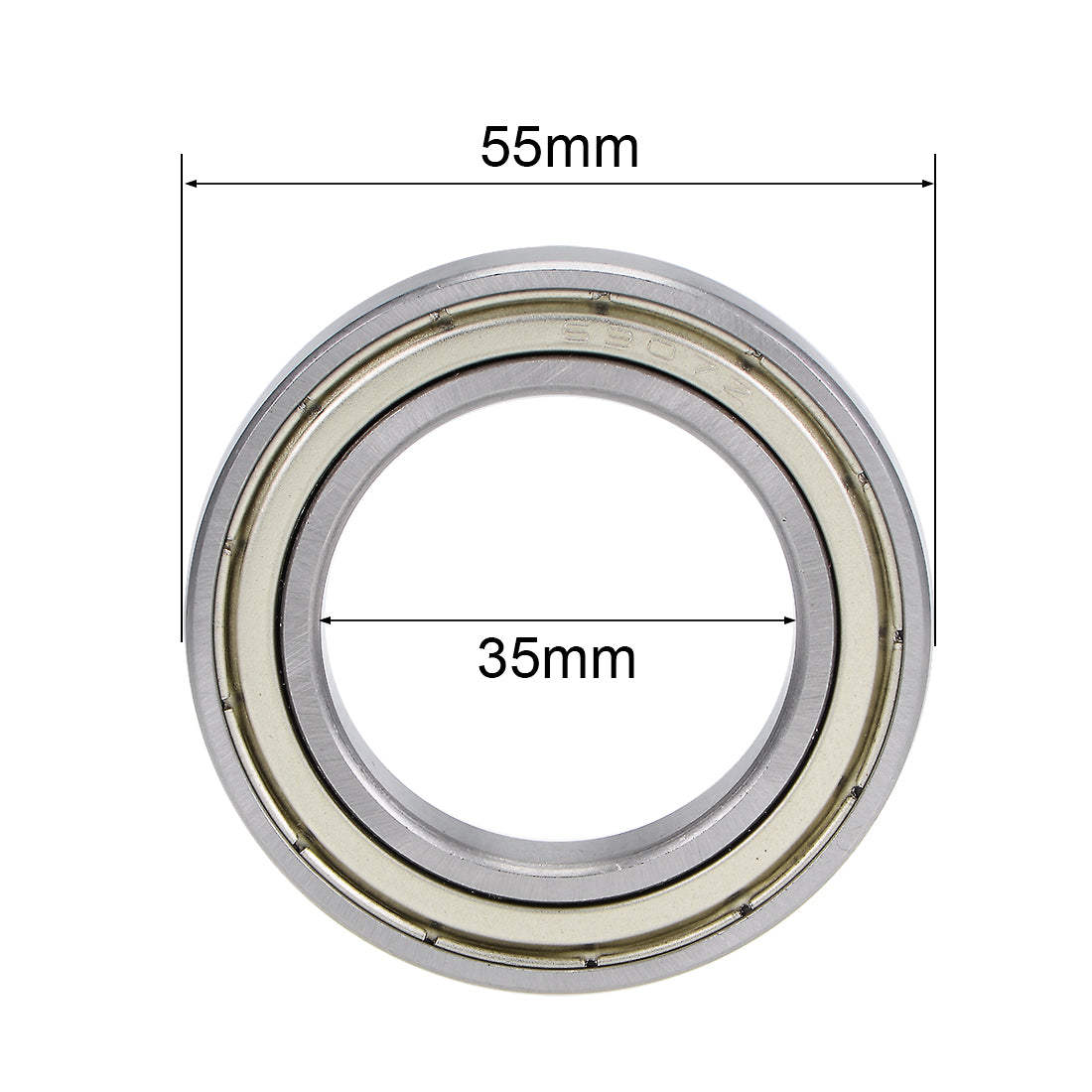 Harfington Deep Groove Ball Bearings Metric Double Shielded High Carbon Steel Z2