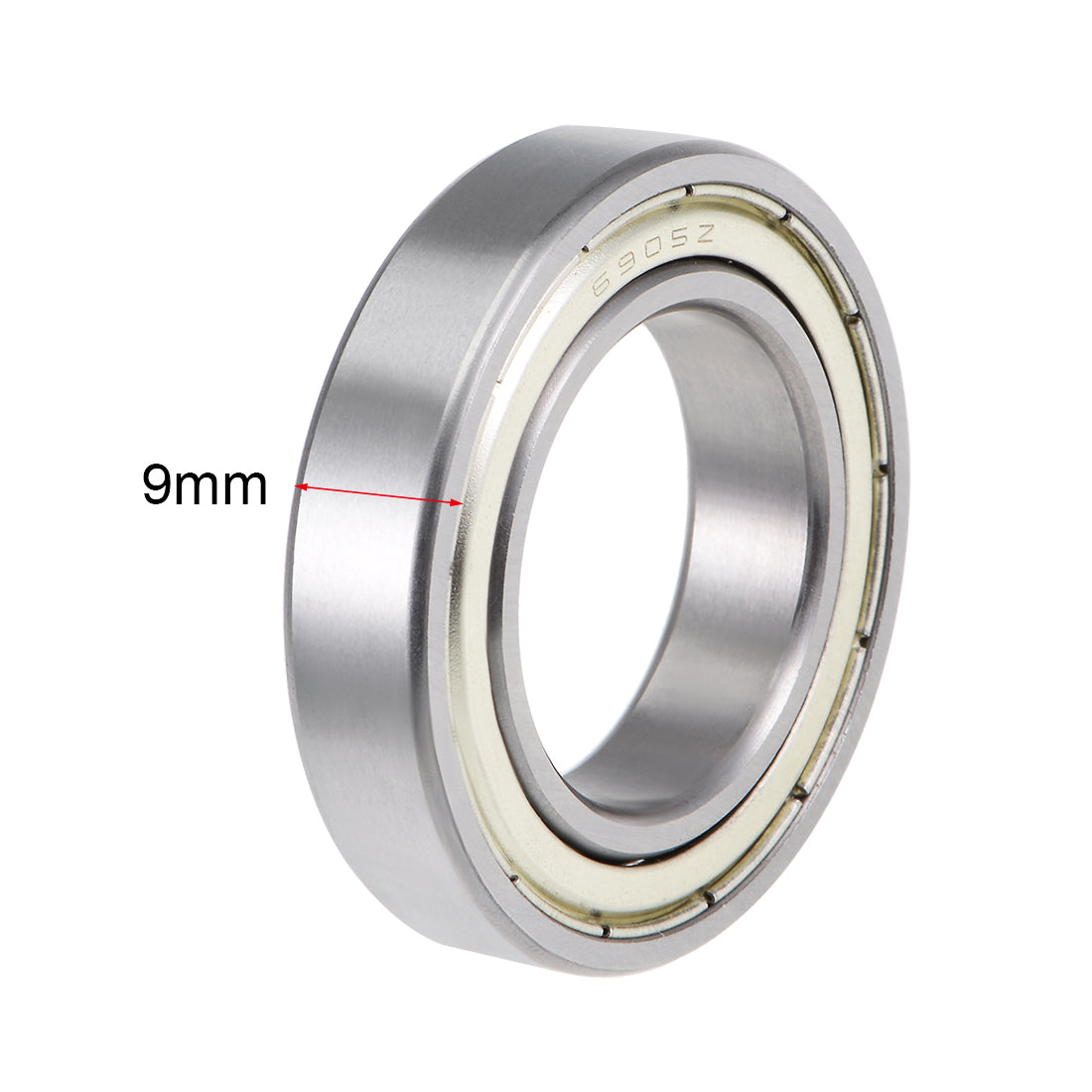 Harfington Deep Groove Ball Bearings Metric Double Shielded High Carbon Steel Z2 Level