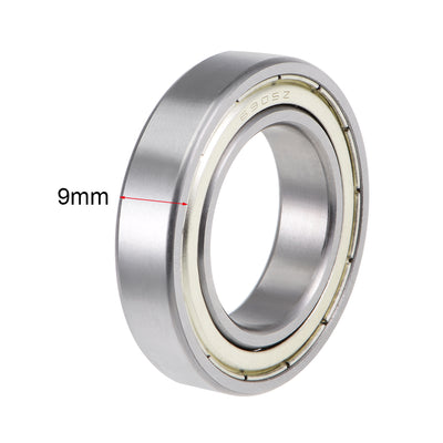 Harfington Deep Groove Ball Bearings Metric Double Shielded High Carbon Steel Z2 Level