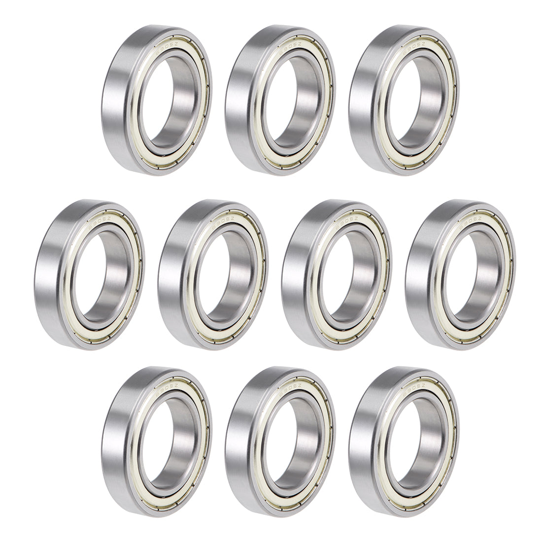 Harfington Deep Groove Ball Bearings Metric Double Shielded High Carbon Steel Z2 Level