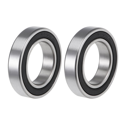 Harfington Deep Groove Ball Bearings Metric Double Sealed High Carbon Steel Z2 Bearing