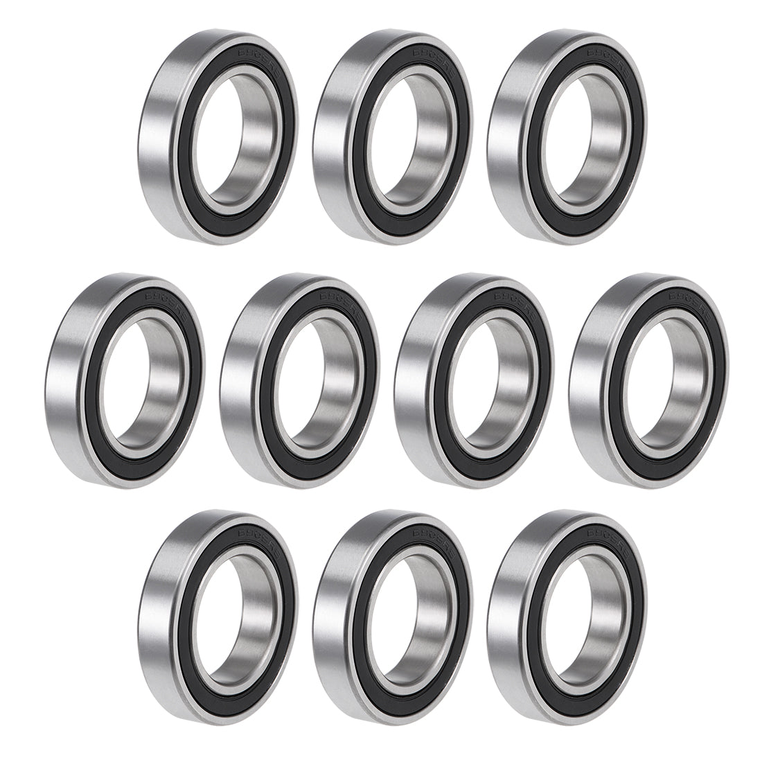 Harfington Deep Groove Ball Bearings Metric Double Seal High Carbon Steel Z2