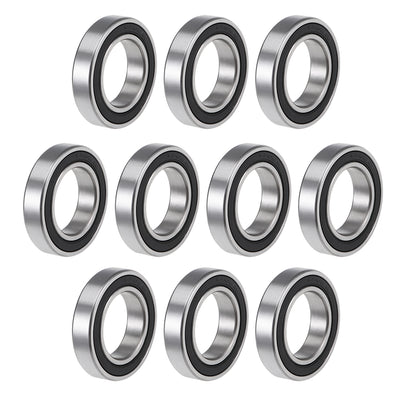 Harfington Deep Groove Ball Bearings Metric Double Seal High Carbon Steel Z2