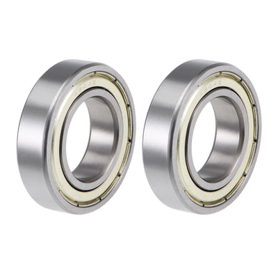 Harfington Deep Groove Ball Bearings Metric Double Shield High Carbon Steel Z2