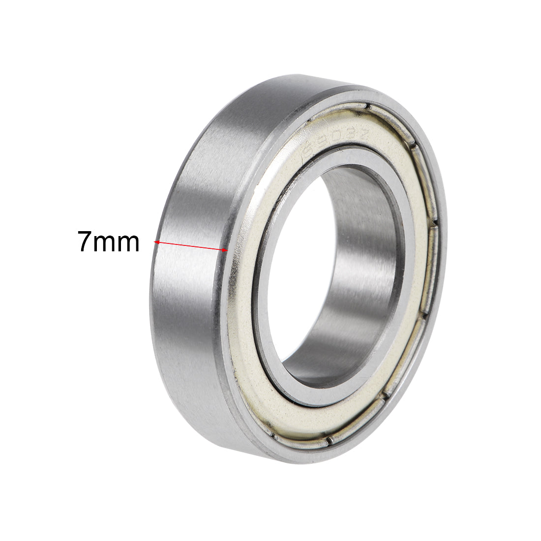 Harfington Deep Groove Ball Bearings Metric Double Shield High Carbon Steel Z2