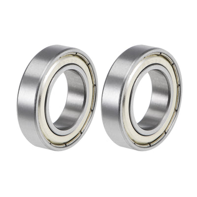 Harfington Deep Groove Ball Bearings Metric Double Shield High Carbon Steel Z2