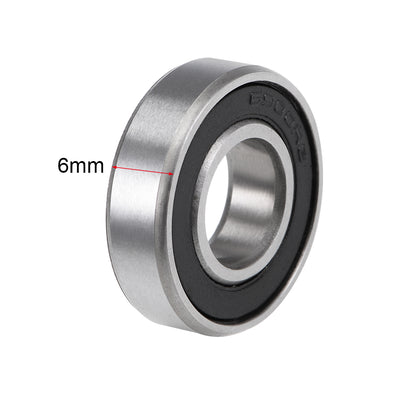 Harfington Deep Groove Ball Bearings Metric Double Seal High Carbon Steel Z2
