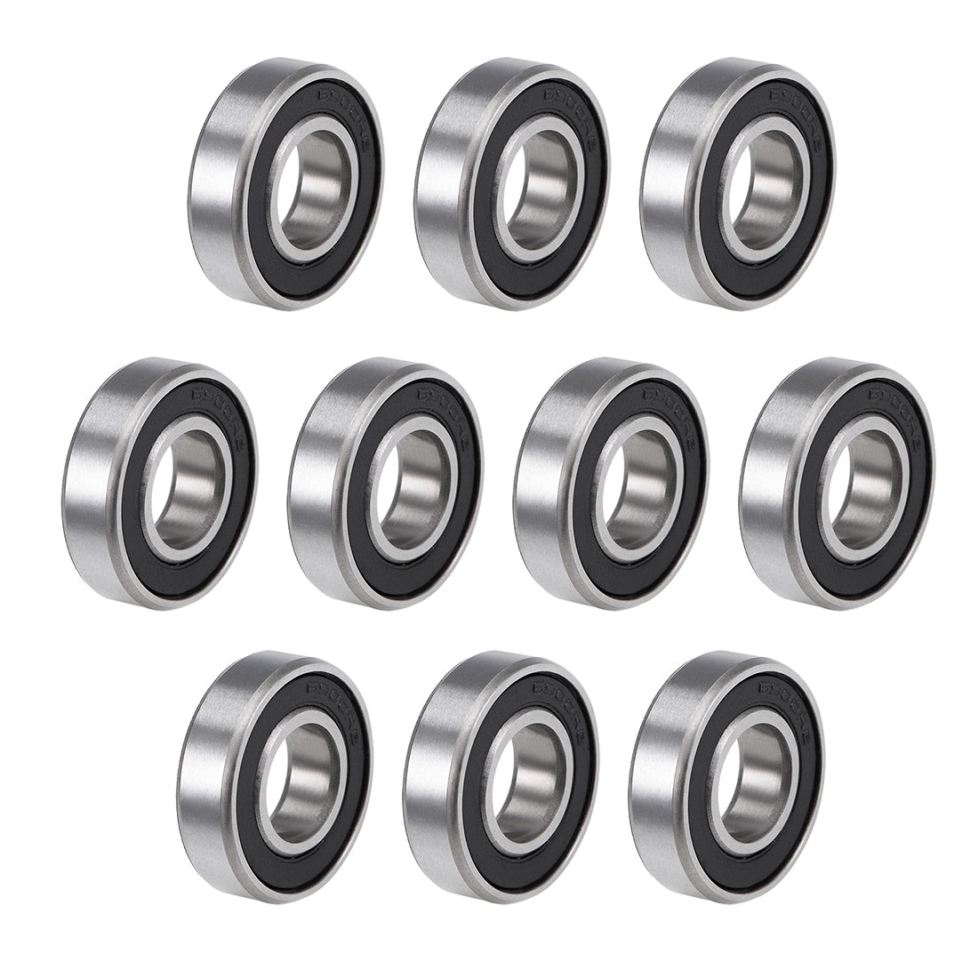 Harfington Deep Groove Ball Bearings Metric Double Seal High Carbon Steel Z2