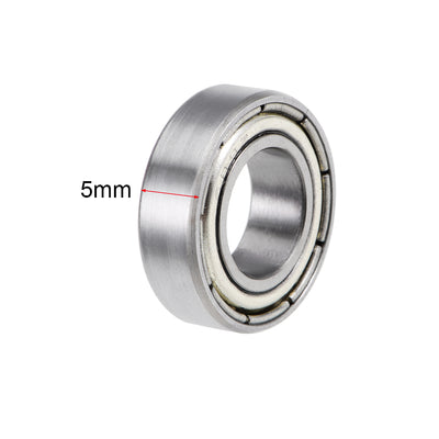 Harfington Deep Groove Ball Bearing Metric Double Shield High Carbon Steel Z2