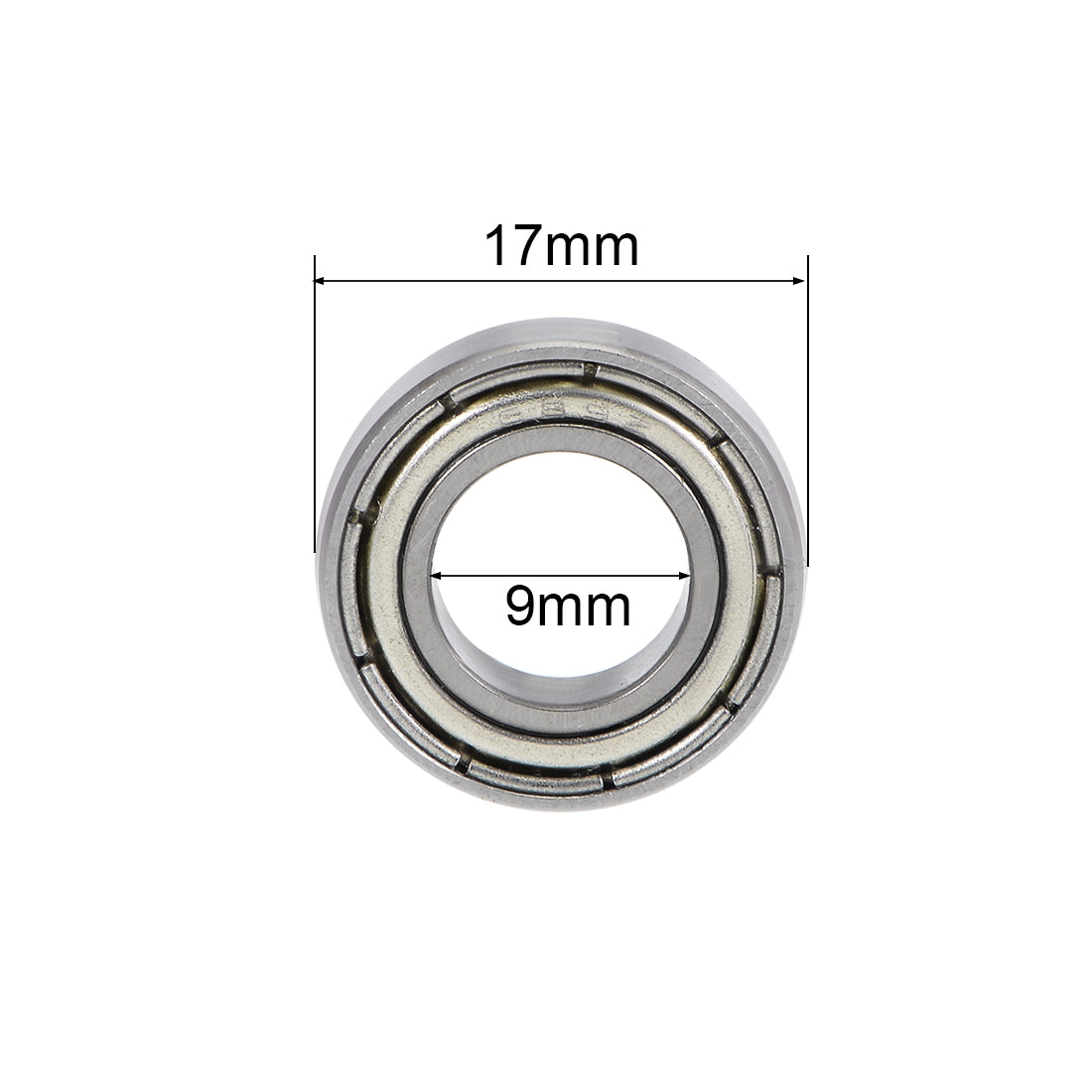 Harfington Deep Groove Ball Bearings Metric Double Shielded High Carbon Steel Z2 Level