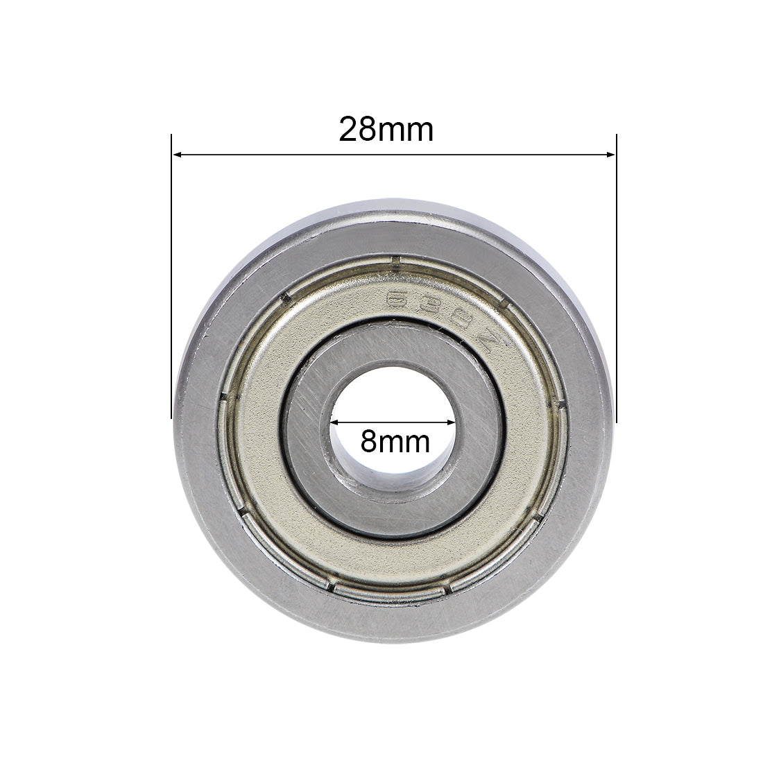 Harfington Deep Groove Ball Bearings Metric Double Shield High Carbon Steel Z2