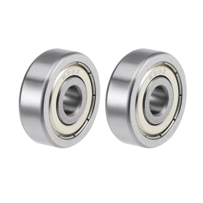 Harfington Deep Groove Ball Bearings Metric Double Shield High Carbon Steel Z2