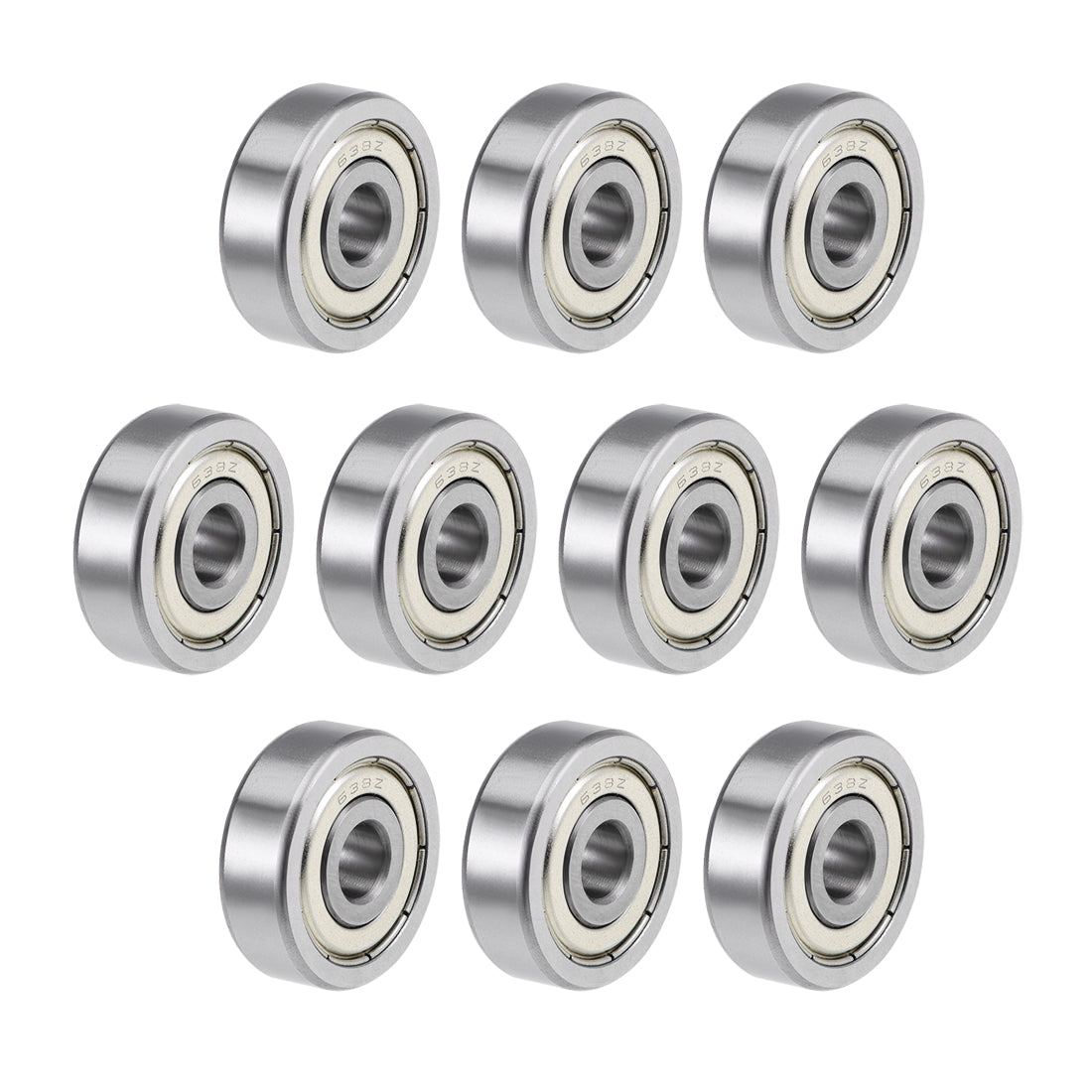 Harfington Deep Groove Ball Bearings Metric Double Shielded High Carbon Steel Z2 Level