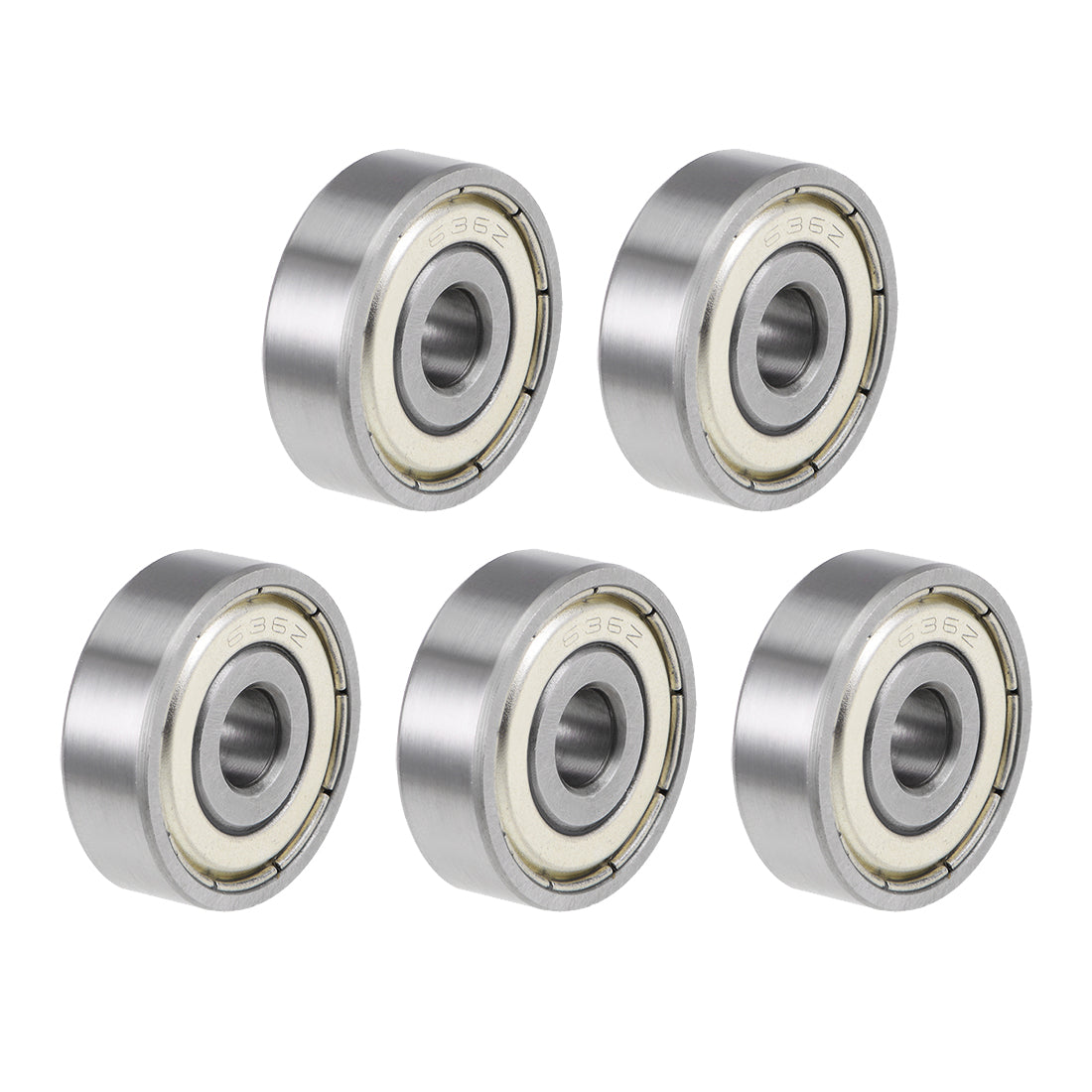 uxcell Uxcell Deep Groove Ball Bearing Metric Double Shielded High Carbon Steel Z2