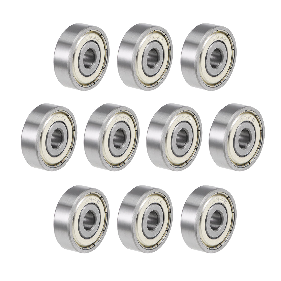 Harfington Deep Groove Ball Bearings Metric Double Shielded High Carbon Steel Z2 Level