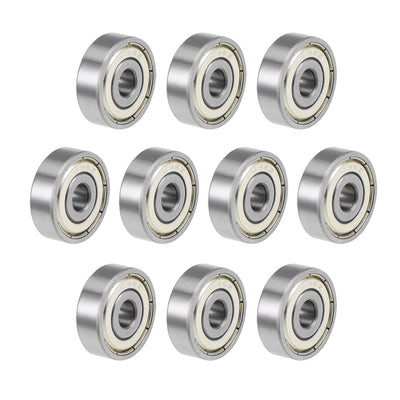 Harfington Deep Groove Ball Bearings Metric Double Shielded High Carbon Steel Z2 Level
