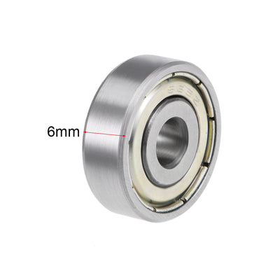 Harfington Deep Groove Ball Bearings Metric Double Shielded High Carbon Steel Z2 Level