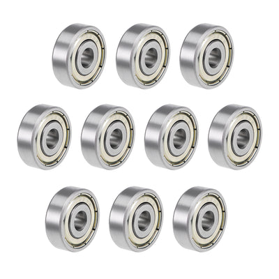 Harfington Deep Groove Ball Bearings Metric Double Shielded High Carbon Steel Z2 Level