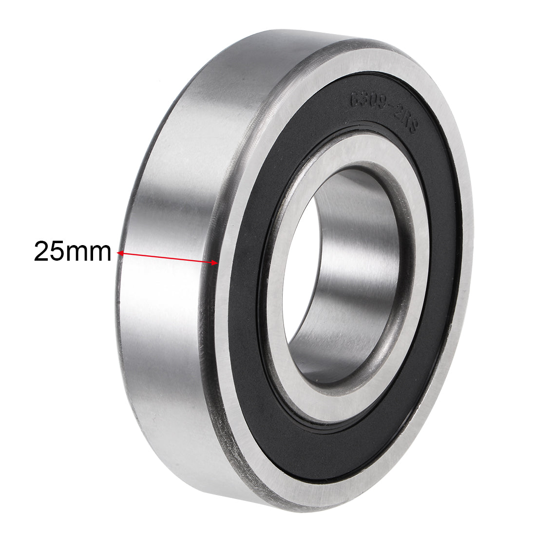 Harfington Deep Groove Ball Bearings Metric Double Sealed High Carbon Steel Z2
