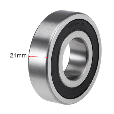 Harfington Deep Groove Ball Bearings Metric Double Sealed High Carbon Steel Z2 Bearing