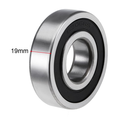 Harfington Deep Groove Ball Bearings Metric Double Sealed High Carbon Steel Z2 Bearing
