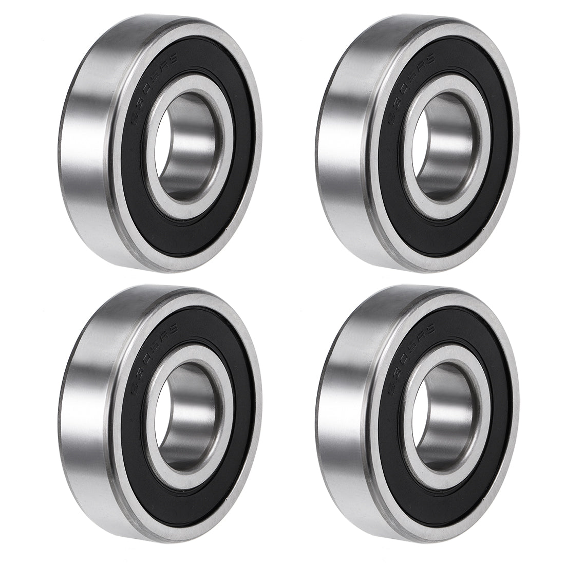 Harfington Deep Groove Ball Bearing Metric Double Sealed High Carbon Steel Z2